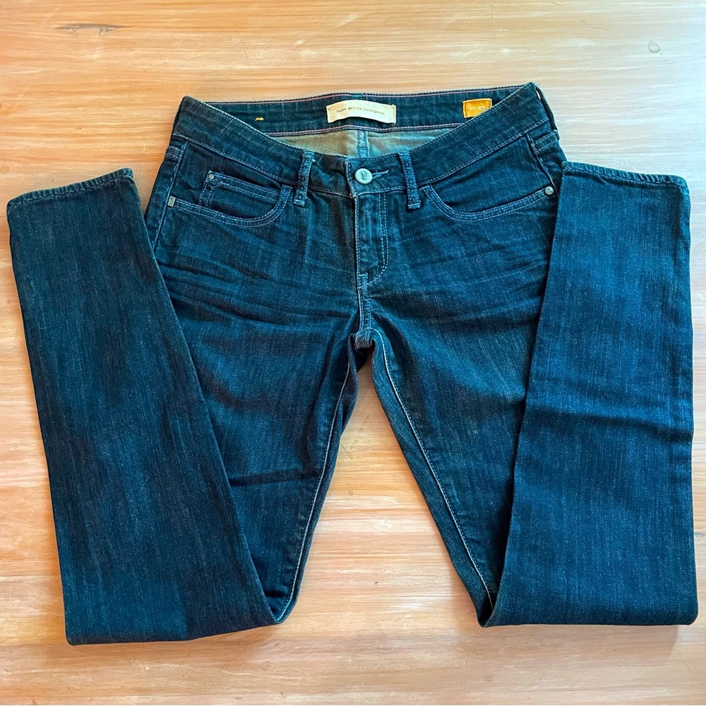 Anthropologie Pilcro Blue Denim Skinny Jeans! Great condition! Size 25 - Picture 1 of 7